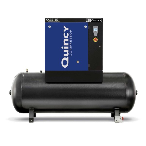 Quincy Compressor QGS Series 15 HP Rotary Screw Compressor, QGS 15 HP-3 QGS 15 HP-3
